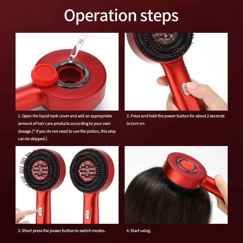 ROOTRICH™ Red Light Massage Comb 3 in 1