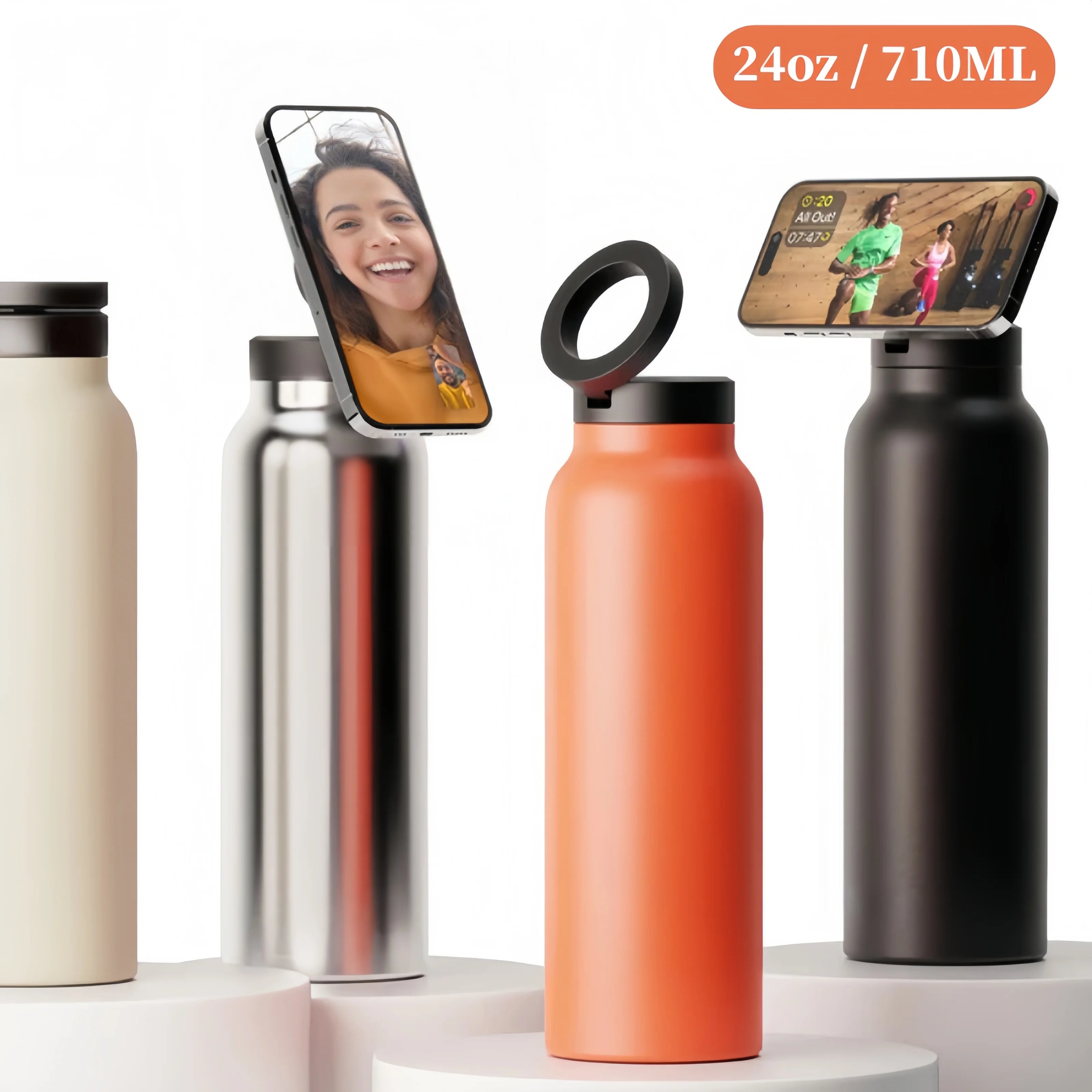 GRIPFLOW™ Smart Insulated Water Bottle