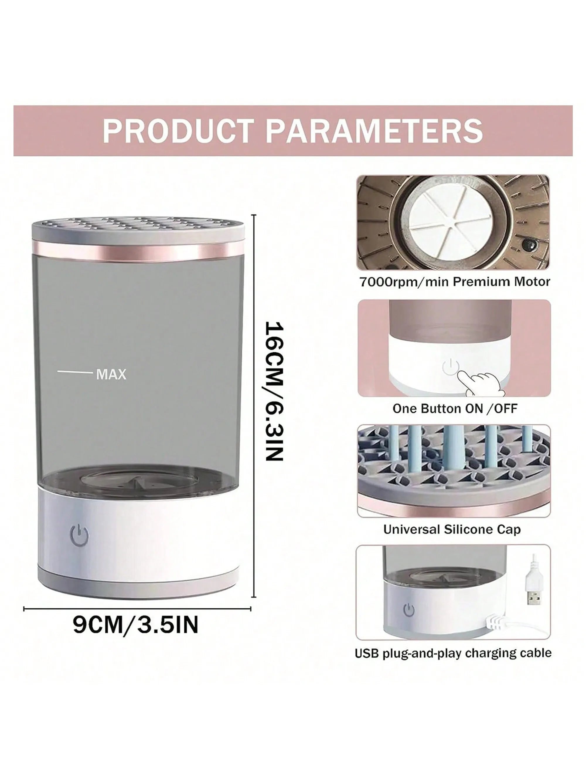 GLAMRINSE™ Makeup Brush Cleaner